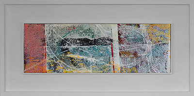 Kayak #01 oil on board by Ian harrold, for sale at Porthminster Gallery, St Ives, Cornwall