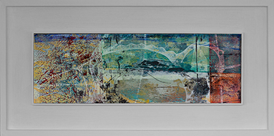 Kayak #02 oil on board by Ian harrold, for sale at Porthminster Gallery, St Ives, Cornwall